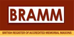 The British Register of Accredited Memorial Masons Logo