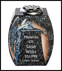 Barrel Sided Vase Memorial